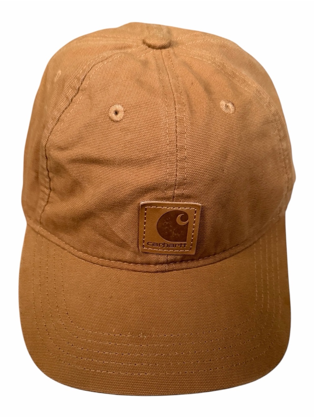 Carhartt Tan Canvas Logo Cap